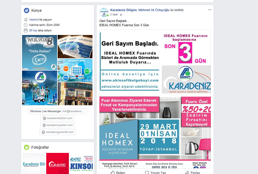 Karadeniz Bilisim - Facebook